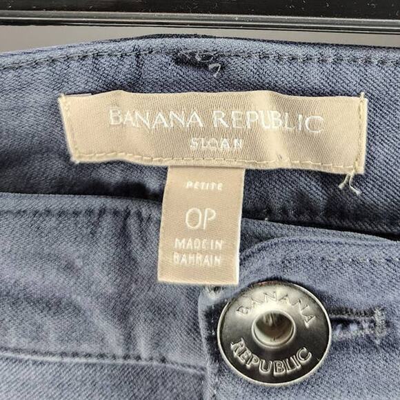 Banana Republic Sloan-Fit Side-Stripe Skinny Ankle Low Rise Stretch Jean Size 0P - Picture 3 of 8